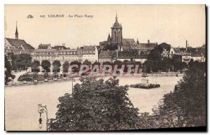 Old Postcard Colmar Place Rapp