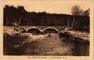 CPA Mimizan les Bains Le Pont Rouge (1263530)