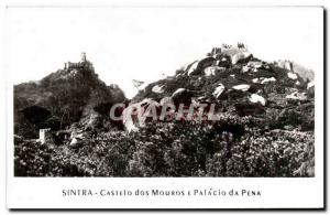 Modern Postcard Portugal Sintra Castelo dos Mourose Palacio da Pena