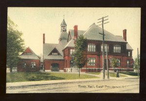 East Providence, Rhode Island/RI Postcard, Town Hall