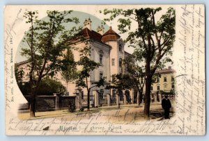 Munich Bavaria Germany Postcard Surgeon Clinic Building c1905 Antique Posted