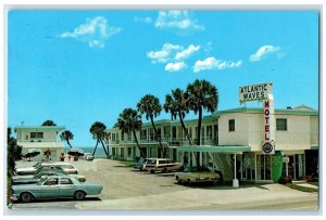 1971 Atlantic Waves Motel Exterior Roadside Daytona Beach Florida FL Postcard