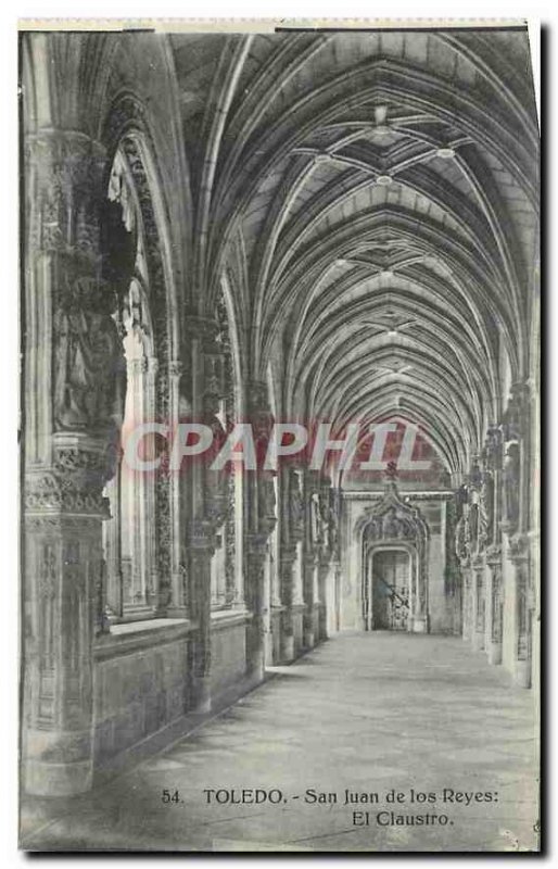 Postcard Old Toledo San Juan de los Reyes and Cloister