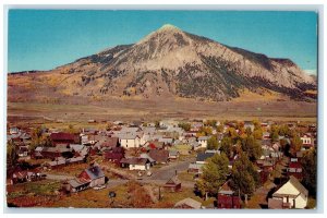 c1950 Famous Old Mining Town Village Mountain Crested Butte Colorado CO Postcard