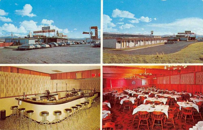 Jackpot Nevada Cactus pete's Desert Lodge Vintage Postcard AA8294