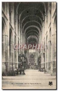 Toulouse - L & # 39Eglise St Sernin - Old Postcard