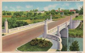 US    PC1509   MAIN STREET BRIDGE, GREENVILLE, OHIO