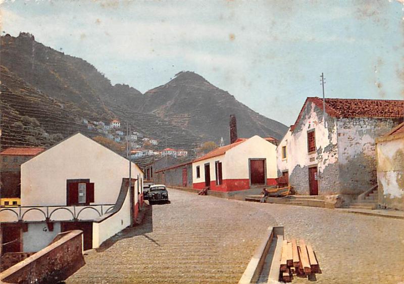 Portugal Old Vintage Antique Post Card Porot Moniz Madeira Writing on back