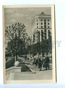 498758 1955 Ukraine Kyiv Kiev Chestnut Alley on Khreshchatyk Levchenko ed. 12000