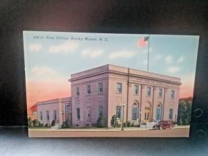 Postcard  Post Office, Rocky Mount, N. C.