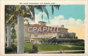 Postcard Modern Hotel Ambassador Los Angeles Calif