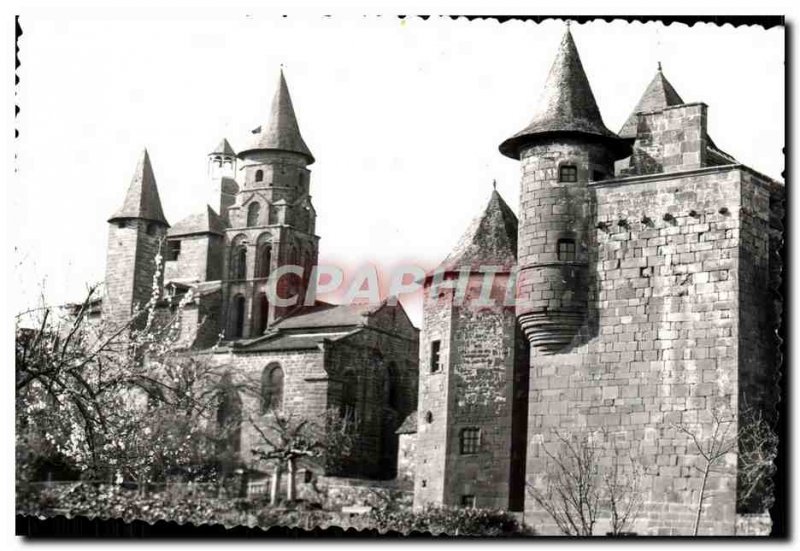 Postcard Modern Collonges La Rouge Le Chateau De Vassinhac And & # 39Eglise