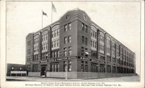 Kansas City Missouri MO Rahe's Army Motor Mechanics c1900-20s Vintage Postcard