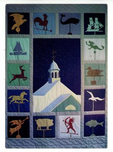 ME - Castine. Weather Vane Quilt    (continental size)