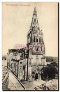 Saint Maixent Postcard Old Parish Church