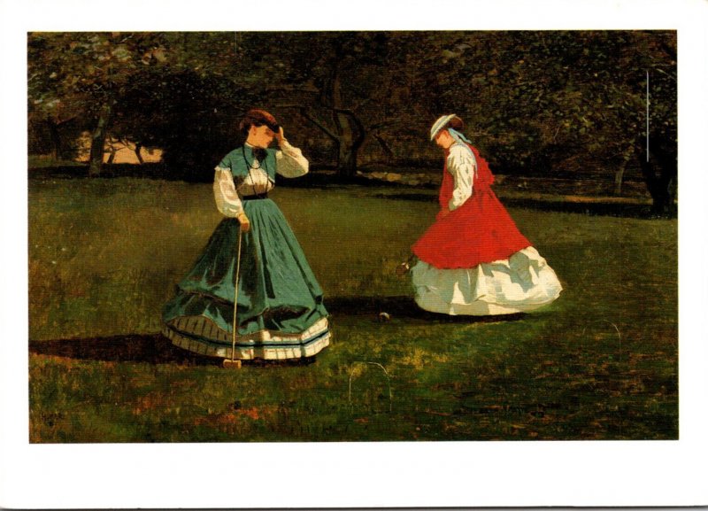 A Game Of Croquet By Winslow Homer