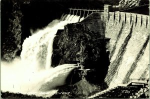 RPPC Roosevelt Dam Arizona Real Photo Postcard