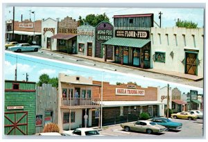 c1950's Saloon Bowlin's Akela Flats Trading Post Deming New Mexico NM Postcard 