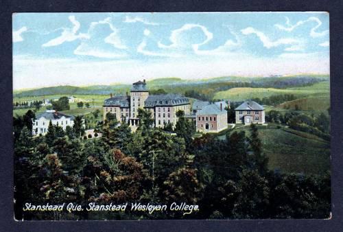 Stanstead Wesleyan College QUEBEC CANDA UDB Postcard PC