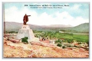 Juarez Statue Oaxaca Juarez Mexico UNP Sonora News Co UDB Postcard L20