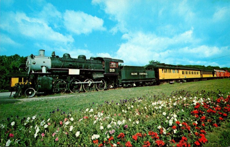 Trains Maine Central Rairoad #519 Steamtown USA Bellows Falls Vermont