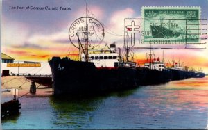 Postcard Boats at The Port of Corpus Christi, Texas