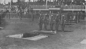 C-1905 Occupational Worker emergency Stretcher man RPPC Photo Postcard 3586