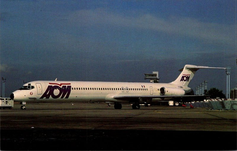 Airplanes AOM French Airlines McDonnell Douglas MD-83 Orly Airport Paris France