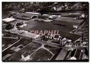 Postcard Moderne Saint Yorre Aerial view of factory comemrciale company of mi...