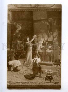 214943 EGYPT Offering OPIUM Smoker by CHAPERON old SALON 1914 