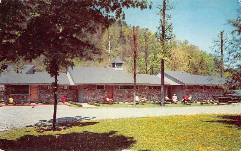 Gatlinburg Tennessee 1950-60s Postcard Conner's Waterlure Motel 