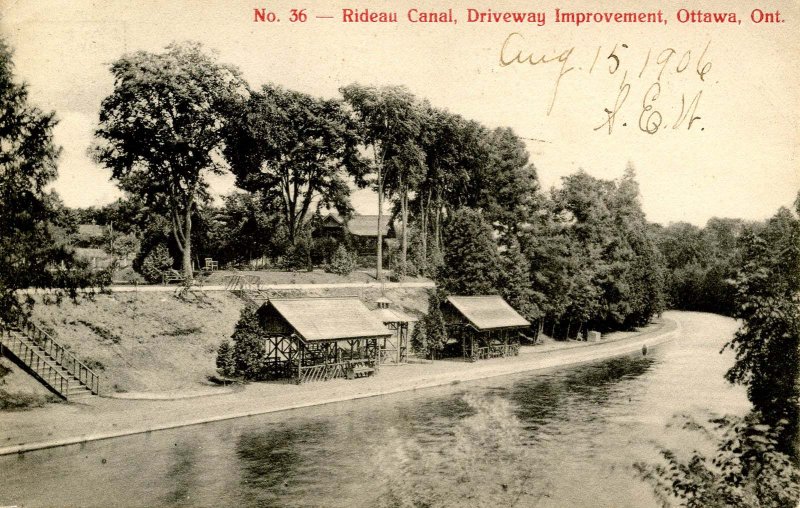 Canada - Ontario, Ottawa. Rideau Canal, Driveway Improvement