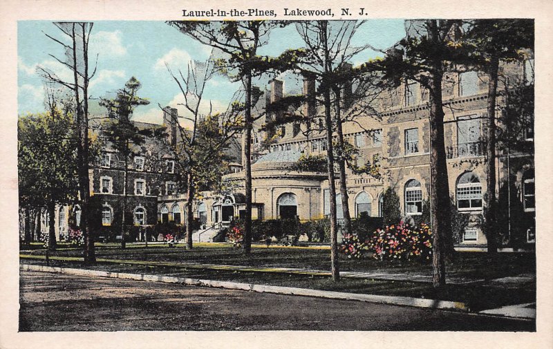 Laurel-In-The-Pines, Lakewood, New Jersey, Early Postcard, Unused