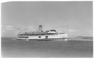 Unidentified River Steamship Printed Photo Ferry Boat Ship 