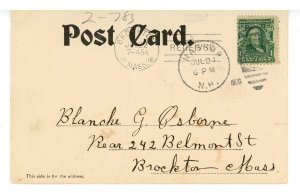 NH - Nashua. First Church & Monument