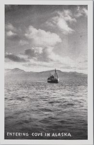 Entering Cove In Alaska Vintage Postcard C143