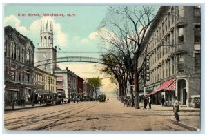 1912 Elm Street Exterior Building Manchester New Hampshire NH Vintage Postcard