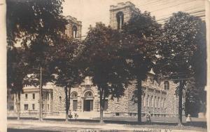 Canandaigua New York St Marys Church Real Photo Antique Postcard K107769