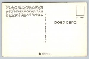 Cartão postal Mark Twain Hannibal Missouri-