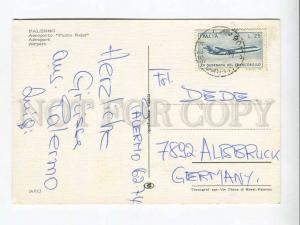 263393 ITALY PALERMO airport 1974 year photo RPPC