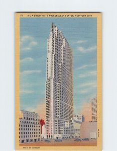 Postcard R.C.A. Building In Rockefeller Center, New York City, New York