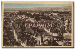 Old Postcard L & # 39Yonne Illustree Thunder Vue Generale