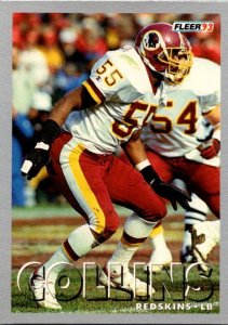 1993 Fleer Football Card Andre Collins Washington Redskins sk21453
