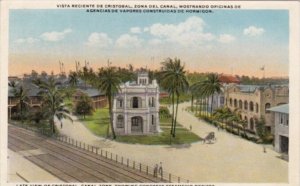 Panama Canal Zone View Of Cristobal Showing Concrete Steamship Offices