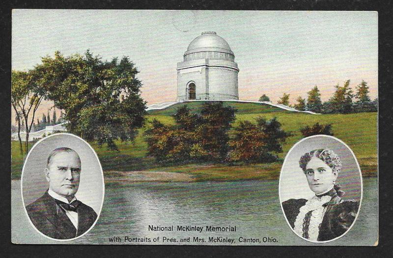 National McKinley Memorial Canton OH used c1908