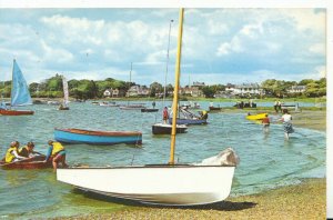 Dorset Postcard - Boating at Mudeford - Ref 6107A 