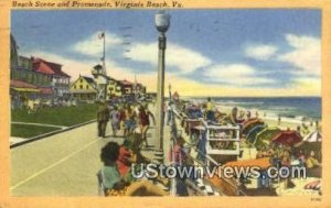 Beach And Promenade - Virginia Beachs, Virginia