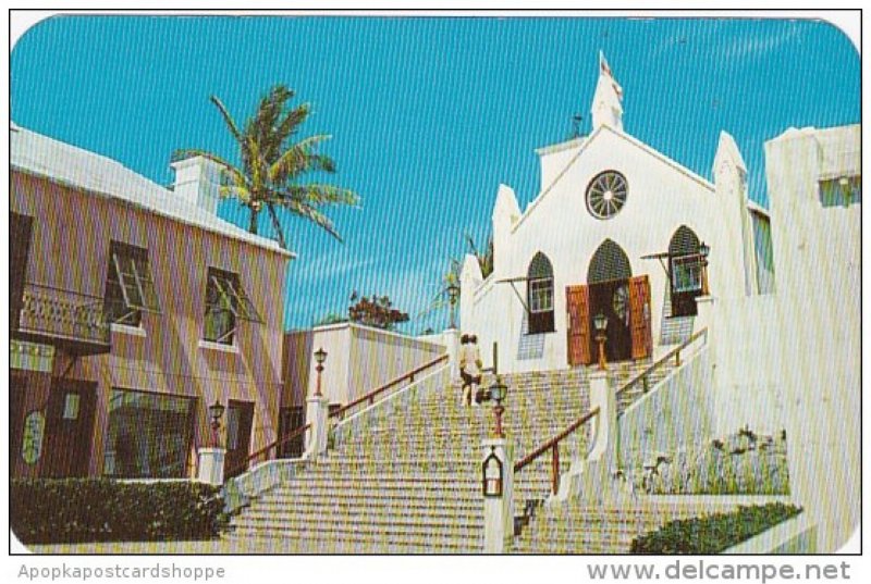 Bermuda St Peter's St George's Parish Church 1962