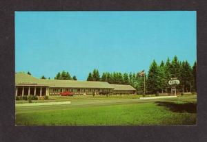 ME Hillcrest Motel JACKMAN MAINE POSTCARD PC