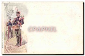 Old Postcard Army Field Battery